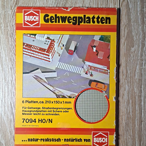 Busch gehwegplatten grau - busch,