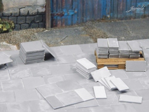 Gehwegplatten hellgrau 140