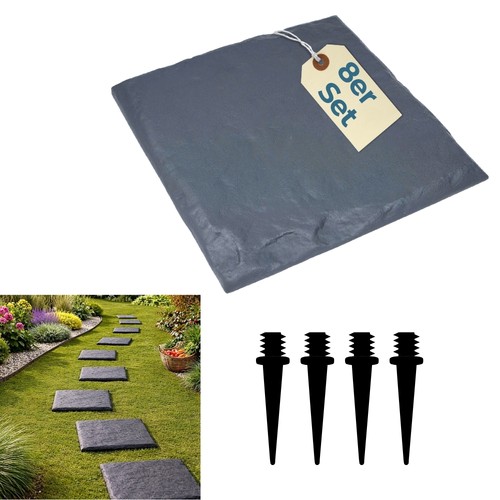 8er set trittplatten garten - trittplatten,