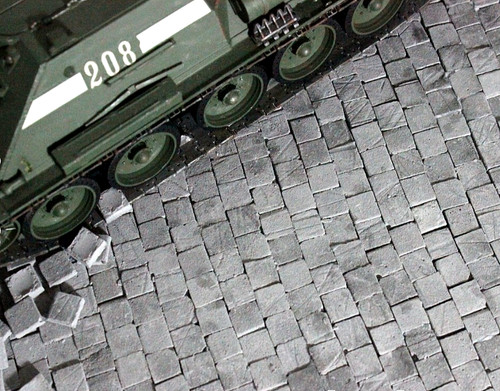 Gehwegplatten grau 8x8x3mm - ,